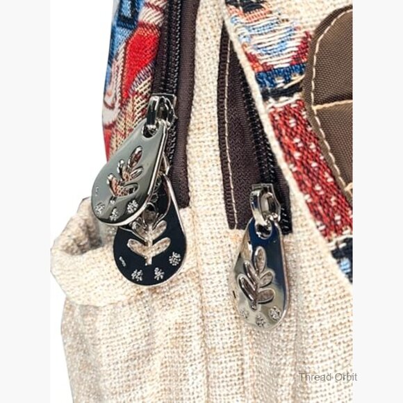Cotton Mini Backpack Purse Convertible Chest Bag Women\'s Casual Daypack main image 7